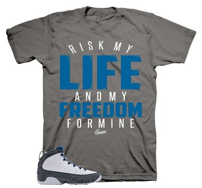 Shirts To Match Jordan 9 Flint Grey Sneaker Tees - My Life Shirt