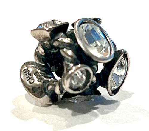 CHAMILIA JC-2A Original Marquis Sterling Silver Charm Clear CZs CHAM 925 RETIRED - Picture 8 of 9