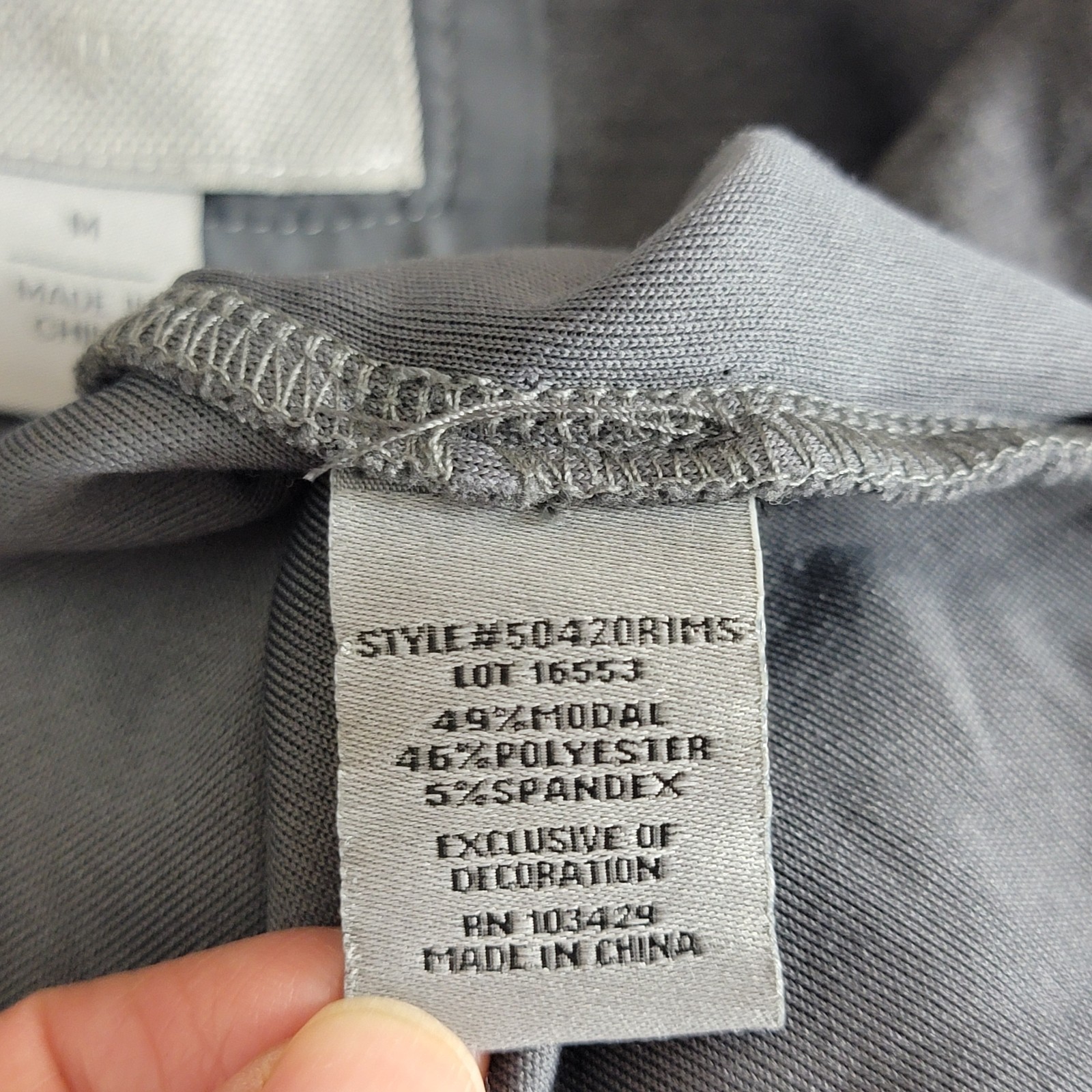 Marrakech Jacket Womens Medium Gray Stretchy Moto… - image 12