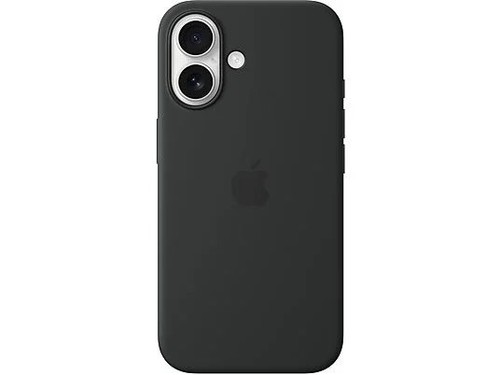 Apple Custodia MagSafe in silicone per iPhone 16 - Nero - Foto 1 di 2