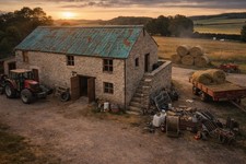 Barn (N Gauge) Model Railway Scenery ￼￼