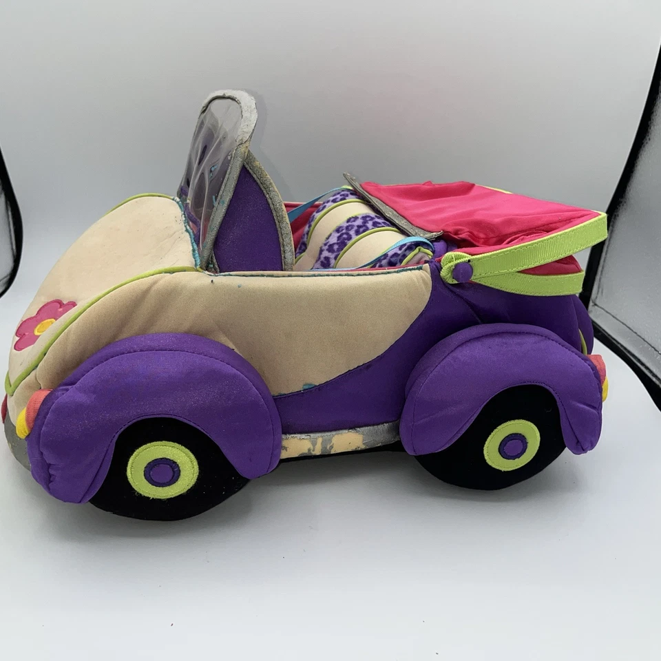Muñeca Groovy Girl convertible auto coche de peluche 2006 juguete Manhattan Foto 3 de 4