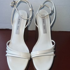 Gianni Bini Elegant White/Cream Strappy Heels
