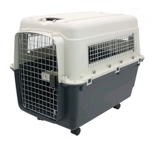 SportPet Designs Airline Approved Plastic Dog Kennel w/Wheels, X-Large New