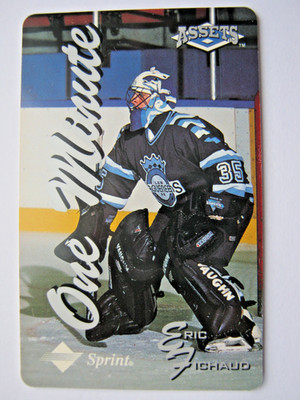 TELEFONKARTE Prepaid USA SPRINT EISHOCKEY, Eric Fichaud - Assets-