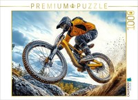 Calvendo Puzzle Mountainbike | 1000 Pieces, Finished Size 25.2 × 18.9 In (64 × 4