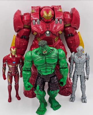 18'' HULKBUSTER, 13'' HULK, 12'' IRONMAN AND 12'' ULTRON