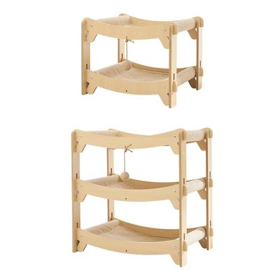 Katzenkratzer Indoor Katzen Kätzchen Möbel Schutz Zubehör süß Holz