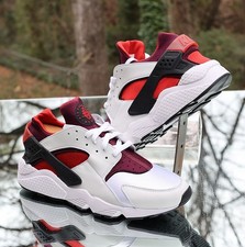 Nike Air Huarache White Red Oxide Men’s Size 13 Custom DD1068-105