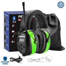 Radio Headphones Hearing Protection 31dB SNR Bluetooth 5.4 USB C Rechargeable