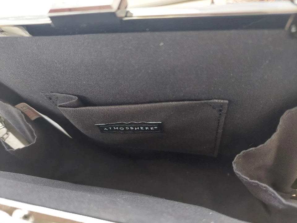 Atmosphere Long Chain Handle Bag, Size As In Photos, Silvery Bronze In Colour - Image 3 of 4