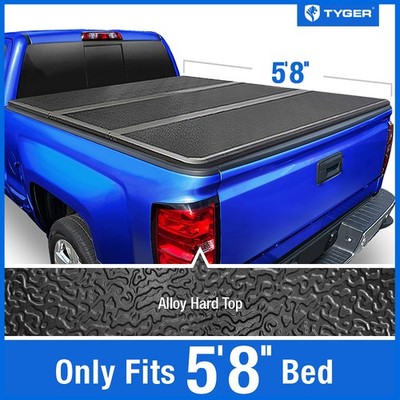 TYGER T5 Alloy Hardtop Tonneau Cover for 07-13 Silverado/Sierra 1500 5'9'' Bed
