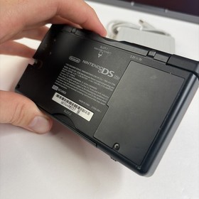Nintendo DS Lite Red Black Handheld Console US Model w/ Charger Tested