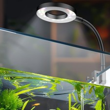 6W LED Aquarium Light Clip-On USB for 1-5 Gallon Tanks Dimmable Timer