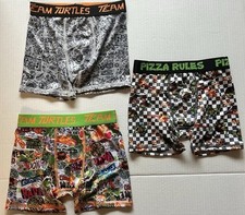 3 Pair Teenage Mutant Ninja Turtles Mayhem Athletic Boy Boxer Briefs Size 6 NWOT
