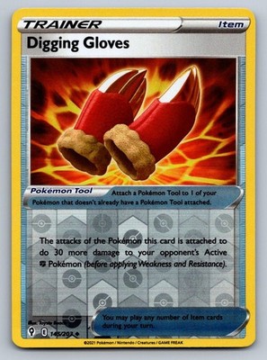 Digging Gloves 145/203 Uncommon Evolving Skies Pokemon Reverse Holo Near Mint