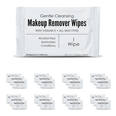 World Amenities - Makeup Remover Wipes - Alcohol Free - Vitamin E Face Wipes ...