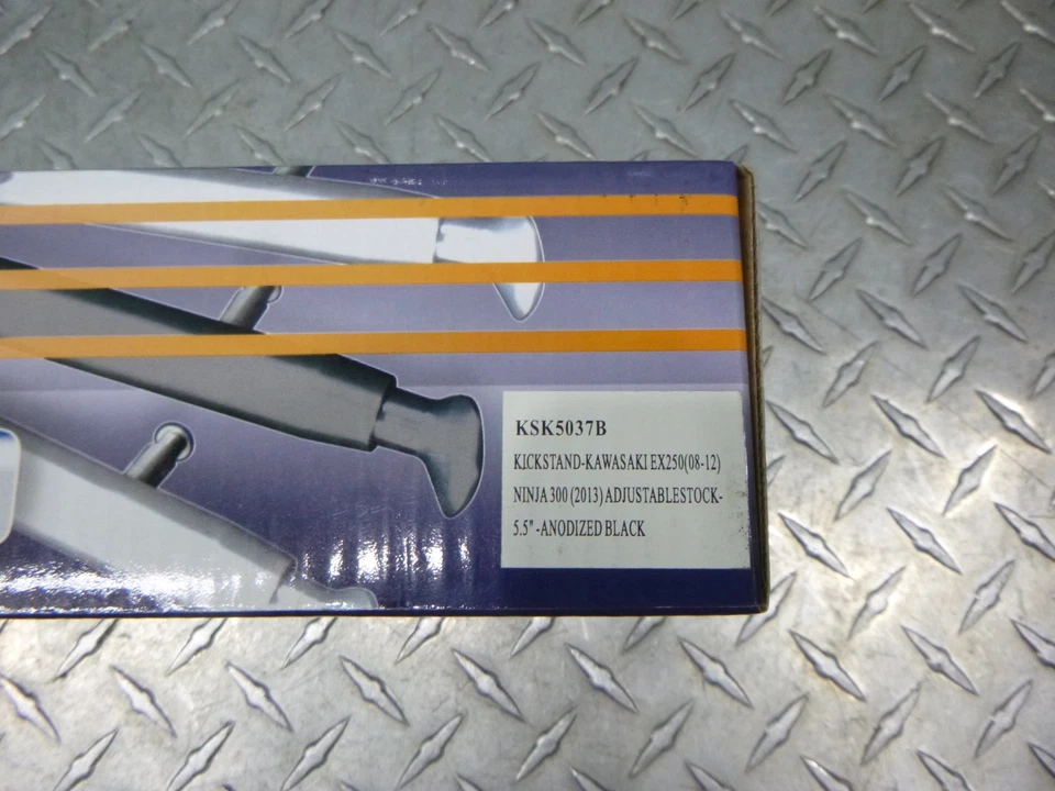 Kawasaki Ninja ex250 08-12 Adjustable Kickstand Black KSK5037B - Image 3 of 3