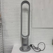 Dyson Air Multiplier AM02 Bladeless Oscillating Silver Tower Fan no remote used
