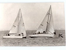 Racing SAIL YACHTS Jim Dewitt SANDPIPER vs Jake Wosser KAY TOO 1969 Press Photo