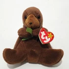 Vtg Baby Seaweed The Otter Ty Beanie Baby Stuffed Plush Animal 1996