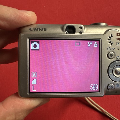 Canon PowerShot SD600 ELPH 6.0MP Silver Digital Camera - Charger - Tested - Picture 20 of 24