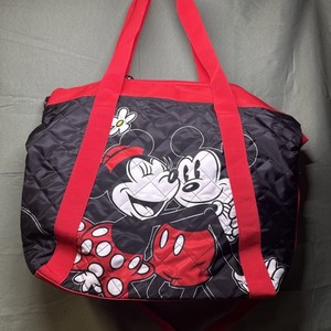 BIOWORLD Disney Mickey & Minnie Mouse Polyester Shoulder Bag Luggage Unisex Used