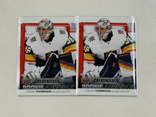 2021-22 Upper Deck Credentials - Rookie Arrivals Logan Thompson RC (2)
