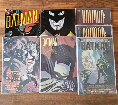 Vintage DC COMICS • BATMAN Novels Lot • 7 Issues VF/NM & NO ODOR