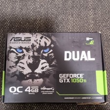 ASUS Dual Fan GeForce GTX 1050 Ti OC 4GB GDDR5 HDMI DP DVI Graphics Card