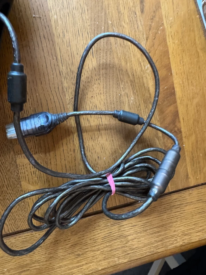 Xbox Original Gamester Wired Fat Duke Controller w breakaway cable UNTESTED - Image 2 of 3