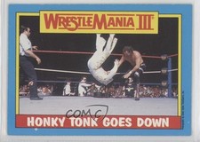1987 O-Pee-Chee WWF Jake The Snake Roberts Honky Tonk Man #52 06x7