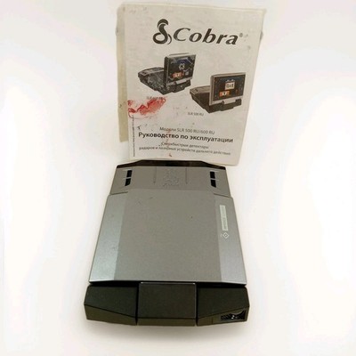 Cobra SLR 600 Radar Detector NO Power Cable untested With Manual314