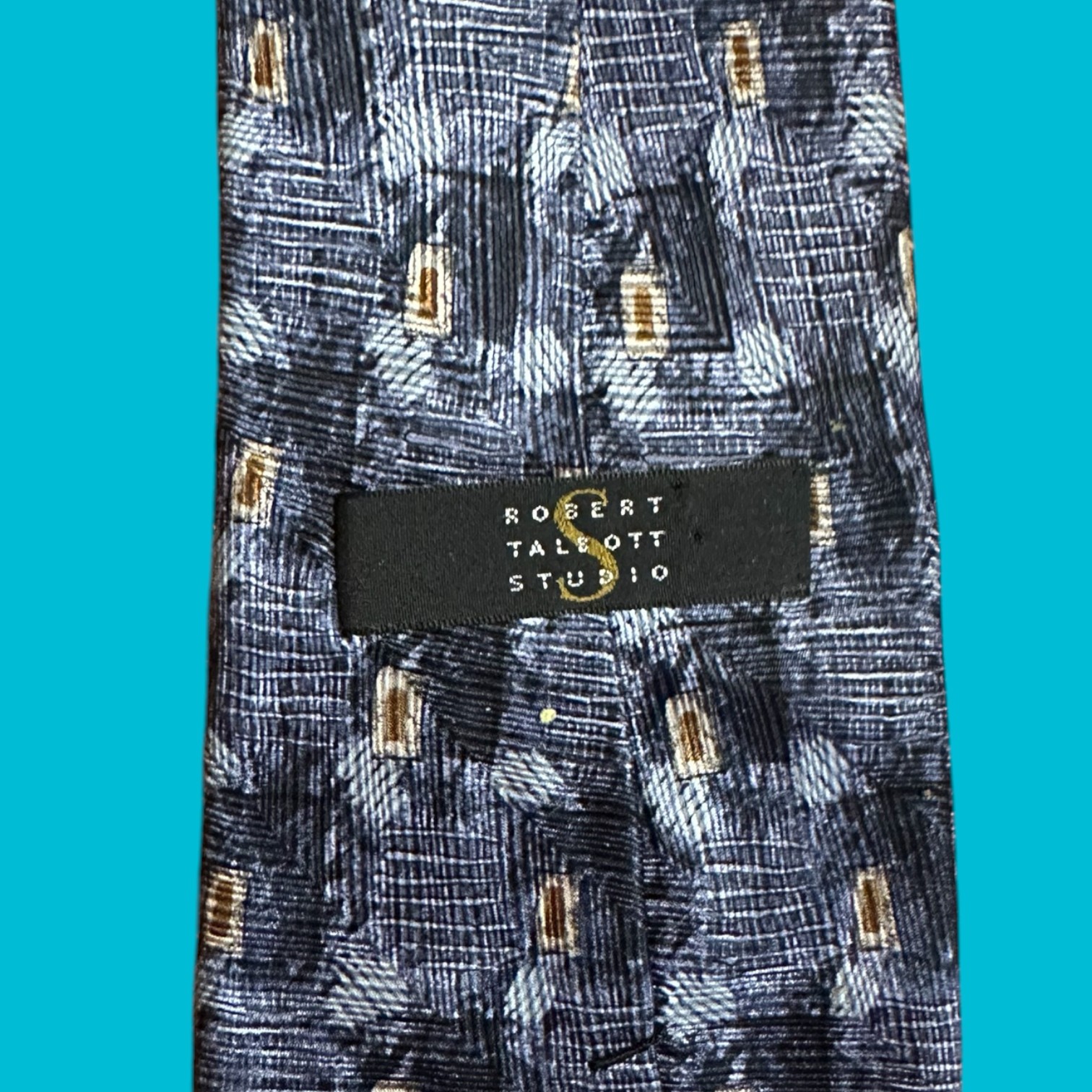 Robert Talbott Studio All Silk Abstract Pattern N… - image 4