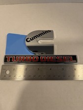 Dodge Ram Cummins Turbo Diesel Decal Emblem Nameplate Badge Oem Mopar Genuine