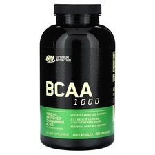 BCAA 1000, 400 Capsules (500 mg per Capsule)