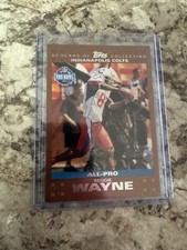 2007 Topps Football Reggie Wayne #/2007 Copper Indianapolis Colts