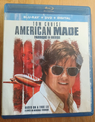 American Made (Blu-ray Disc, 2017, Tom Cruise,bilingual) blue-ray