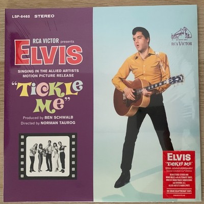 ELVIS TICKLE ME FTD DOUBLE VINYL ALBUM STILL SEALED 2020 MINT WITH HYPE STICKER