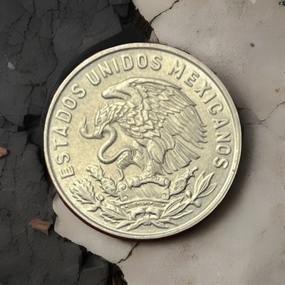 1968 Mexico 50 Centavos UNC Copper-Nickel Coin 🇲🇽 KM#451