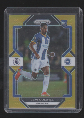 2022-23 Panini Prizm EPL Levi Colwill Gold Prizm /10 Rookie RC Brighton Chelsea