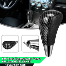 Carbon Fiber Gear Shift Knob For Toyota Tacoma Camry Venza Lexus Is Gs Ls Rx Es