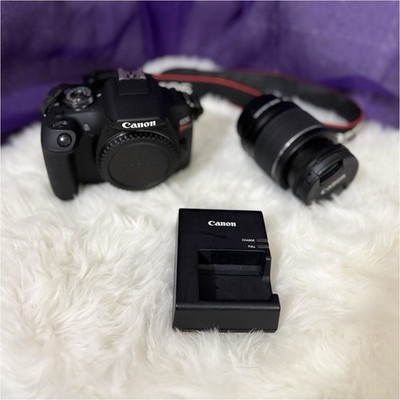 Canon - EOS Rebel T7 DSLR Video Camera with 18-55mm Lens - Black