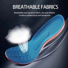 WORK BOOTS ORTHOTIC FOOT ARCH HEEL SUPPORT SHOE INSERTS MASSAGING GEL INSOLES