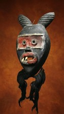 A Dan Ceremonial Mask Field Collected in the 1960s