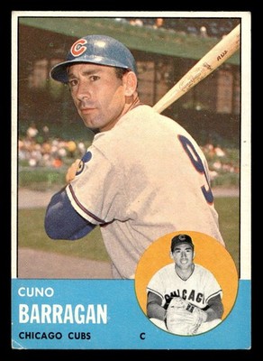 1963 Topps #557 Cuno Barragan VG-EX Cubs ID:489751