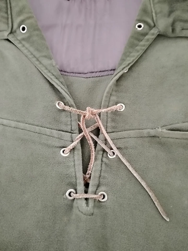 Camisa de tela de gamuza vintage estilo Davey Crockett Foto 3 de 4