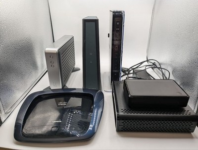 Lot of Cable Modems & Routers Arris Cisco Netgear Untested - ST94