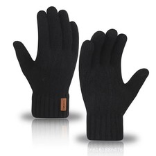 Winter Warm Alpaca Wool Gloves Full Finger Touchscreen Cashmere Gloves Men'S Wom