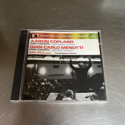 Sealed Classical CD: Copland: Piano Concerto & Orchestra; Menotti: Concerto 